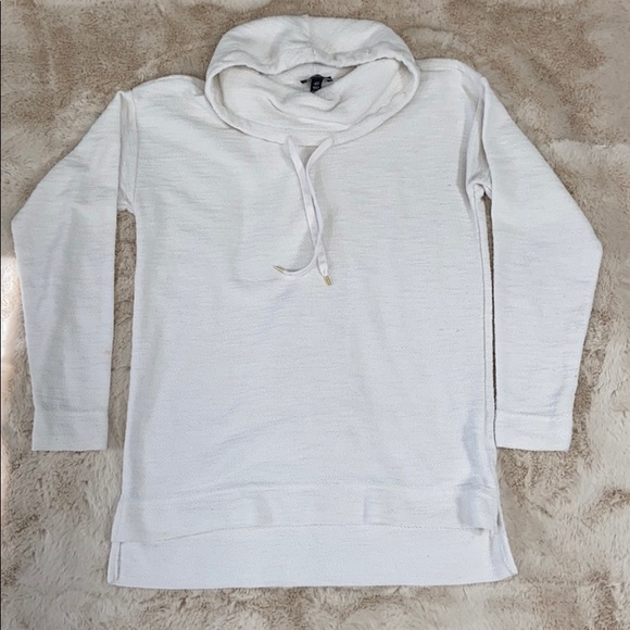 White Cowl Neck Sweater - Picture 1 of 5